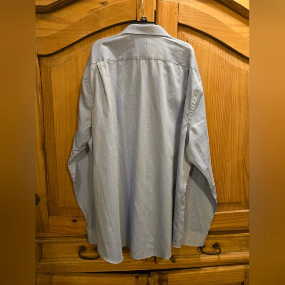 NWT Elegant Blue Dress Shirt by Alexandre London - Picture 2 of 5